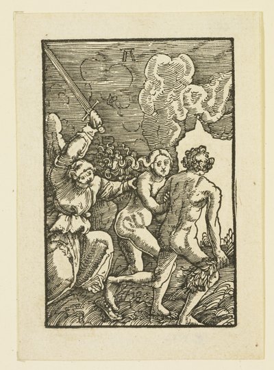 Adam and Eve Driven from Paradise by Albrecht Altdorfer